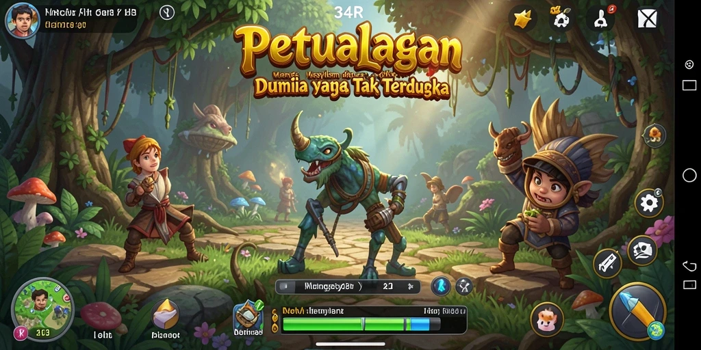 Gameplay petualangan seru dengan grafik menakjubkan.