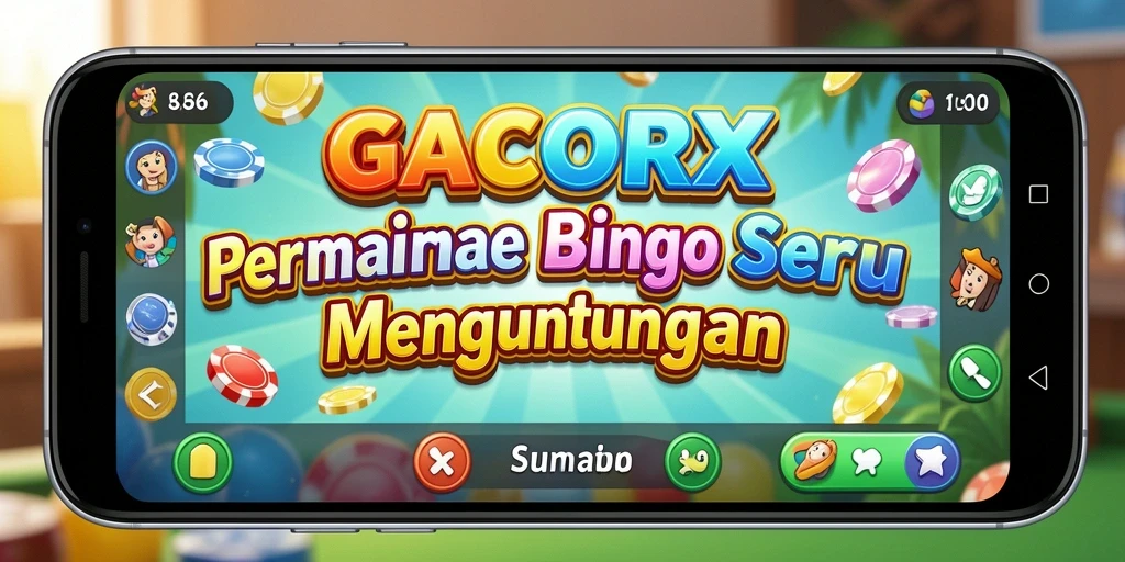 Tampilan gameplay seru dari GACORX yang penuh dengan keseruan Bingo.