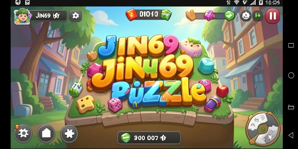 Tampilan gameplay JIN69 dengan berbagai tantangan Puzzle yang menarik.