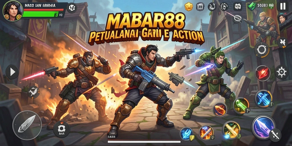 Tangkapan layar gameplay MABAR88 yang menampilkan aksi mendebarkan.