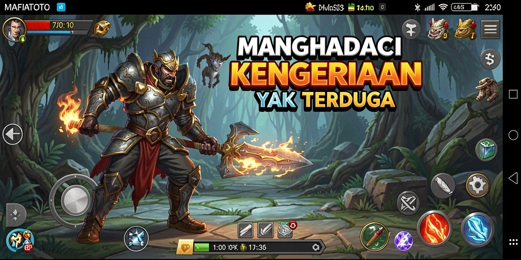 Tangkapan layar utama MAFIATOTO menampilkan gameplay horor yang mencekam.