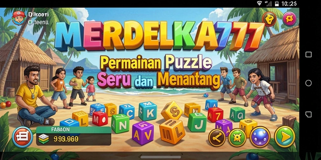 Tampilan gameplay seru dari MERDEKA777 dengan berbagai teka-teki menarik.