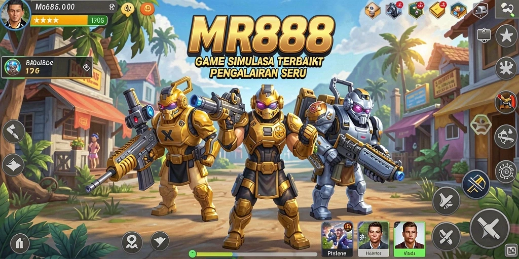 Tampilan gameplay yang menarik dalam game simulasi MR888.
