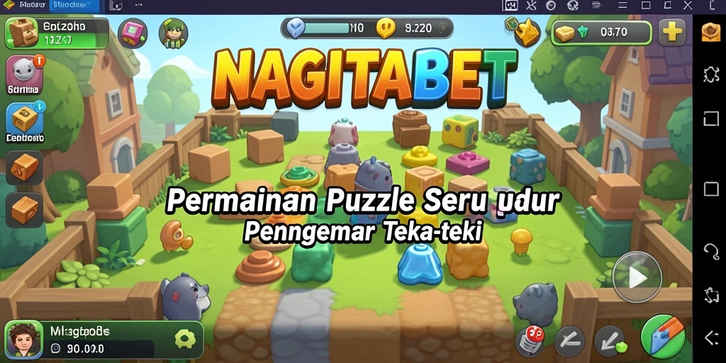 Skrinsot gameplay NAGITABET menampilkan tantangan teka-teki yang mengasyikkan.