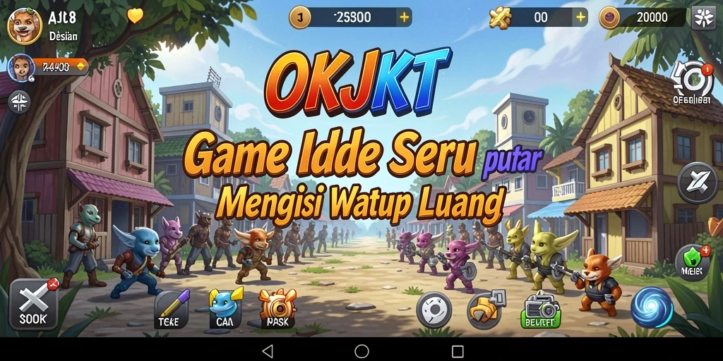 Tampilkan gameplay seru dalam <strong>OKJKT</strong> yang bikin betah bermain.