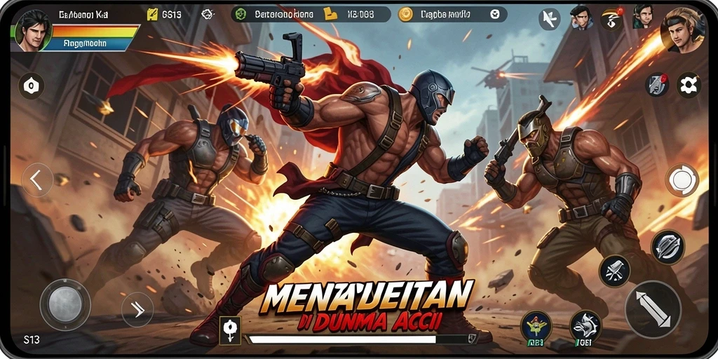 Gameplay aksi seru dengan grafis yang menawan di S13.