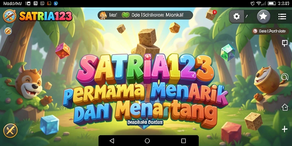 Screenshot gameplay SATRIA123 dengan teka-teki menarik yang menantang.