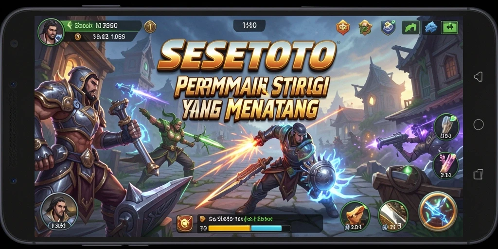 Gameplay SESETOTO yang intens dan penuh strategi.