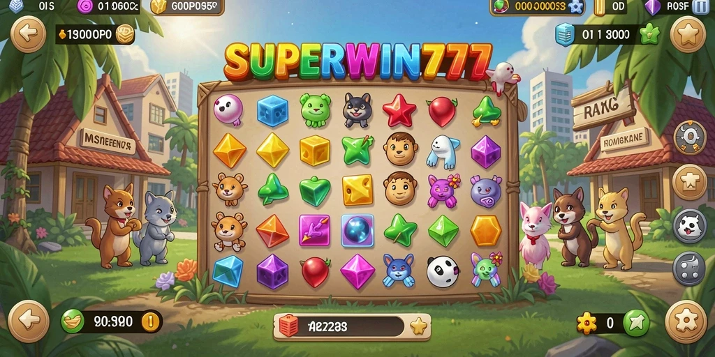 Tampilan gameplay <strong>SUPERWIN777</strong> yang menampilkan teka-teki menarik.