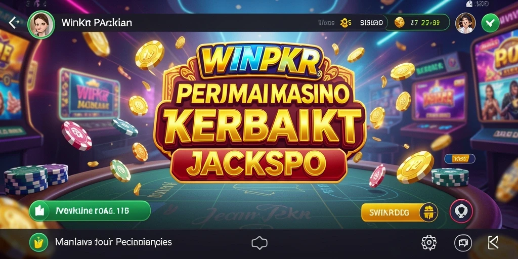 Tampilan gameplay menarik di WINPKR yang memanjakan pemain.